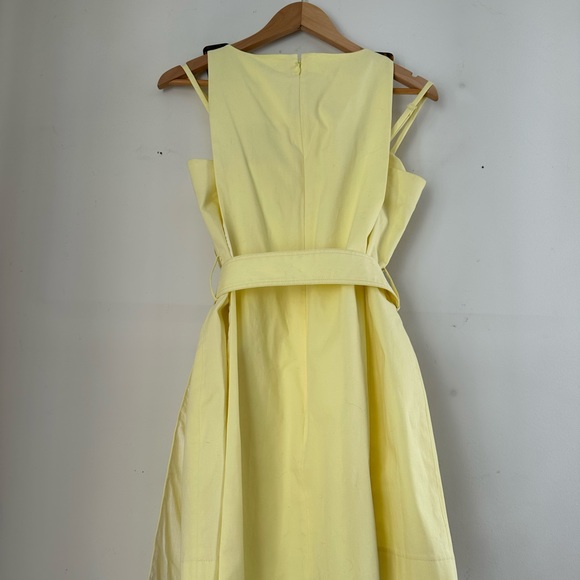 STAUD Radar Belted Dress Yellow - Picture 12 of 13